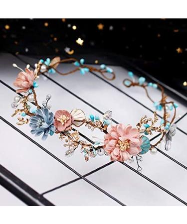 GLITZFAS Bridal Headpiece Hairband | Handmade Romantic Tiara for Weddings & Bridal Parties - International Shipping Available - Buy Online on GoSupps.com