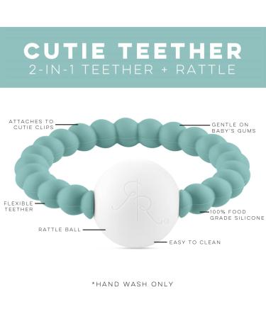 Ryan and Rose Cutie Teether Rattle - Seaglass - Buy Online on GoSupps.com