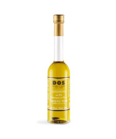 Culinary Preparation with Extra Virgin Olive Oil and Black Truffle 100ml | Artisanal Production Foligno Italy | Gourmet