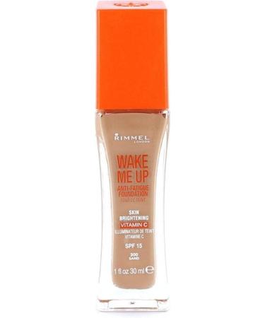 RIMMEL Wake Me Up Foundation in Sand 300 Beige - Brighten and Revitalize Your Skin Tone - Buy Online on GoSupps.com