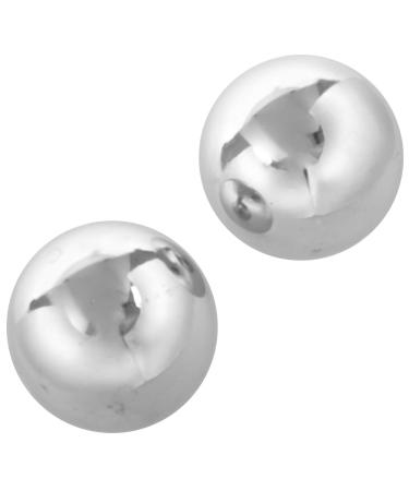 Oikabio Palm Exercise Massage Ball 2" Diameter Silver 2 Pack