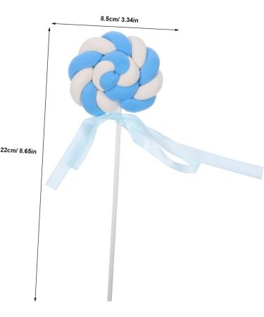 VILLFUL Simulation Lollipop Artificial Lollipop Birthday Lollipop Ornament Fake Food Photo Props Candy Photo Booth Prop Lollipop Candy Ornament Lollipops Decor Display Wedding Photo Resin As Shown 1 22.00X8.50X2.00CM - Buy Online on GoSupps.com