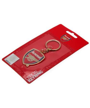 Arsenal FC Crest Metal & Enamel Keyring Official Merchandise | International Shipping Available - Buy Online on GoSupps.com
