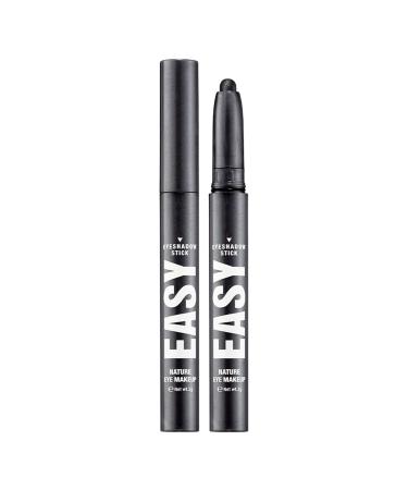 Eyeshadow Sticks Multiple-Use Shimmery Glitter Makeup Pen Highlight Base Priming Blusher Eyebrow Pencil Metallic High Gloss Creamy Make Up Pen Silky Smooth Texture Long Wearing Water (Black One Size) 1 count (Pack of 1) Black