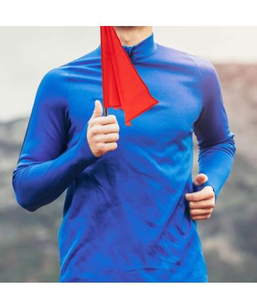 Operitacx Racing Flags Referee Hand Flag Set - 4Pcs Green Red Safety Flags for Football Sports - Stainless Steel Pole Handle - Traffic & Event Management - Buy Online on GoSupps.com