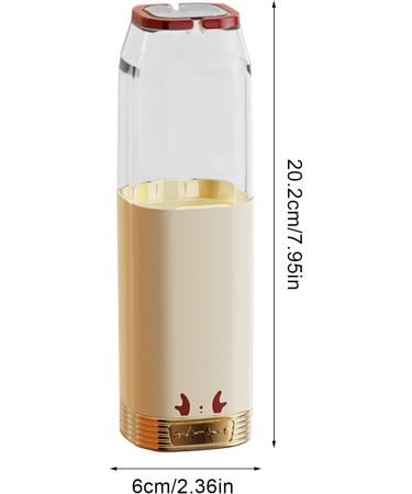 Awakentti Portable Toothbrush Case & Toothpaste Container - Travel Holder for Bathroom School Camping & Work - Buy Online on GoSupps.com