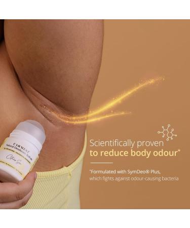 C_armesi Natural Underarm Roll-On Deodorant for Women | 95% Natural Ingredients | Alcohol & Aluminium-Free | Long-Lasting Freshness | Citrus Sea | 50 ml - Buy Online on GoSupps.com