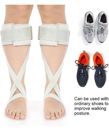 Buy Drop Foot Orthosis - Medical Foot Drop Brace for Easier Walking | Large Right Size for Hemiplegia & Running - Buy Online on GoSupps.com