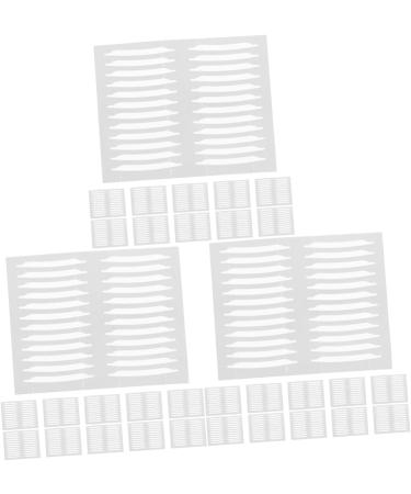 POPETPOP 90 Sheets Double Sided Double Eyelid Sticker Invisible Double Eyelid Sticker Female Makeup Stickers Feet Measuring Device Girl Stickers Woman Beauty Products Tape White Make up - Buy Online on GoSupps.com