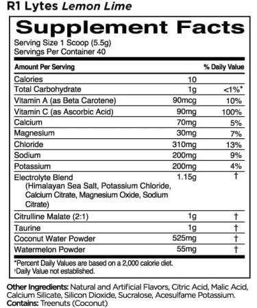 Lytes+ Lemon Lime - 220g - Buy Online on GoSupps.com