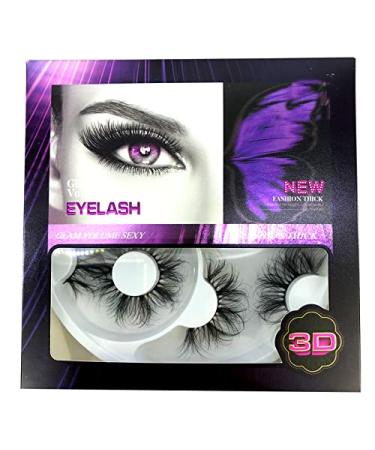 Buy HBZGTLAD 25mm 3D Faux Mink Hair False Eyelashes - 5 Pairs | Handmade Long Eye Lashes for Stunning Eye Makeup - International Shipping Available - Buy Online on GoSupps.com