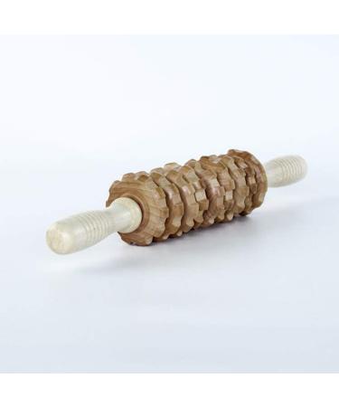 Milist Muscle Roller Tool - Wade Roller Stick for Trigger Point Massage | Wooden Fitness & Body Roll for Pain Relief & Weight Loss - Buy Online on GoSupps.com