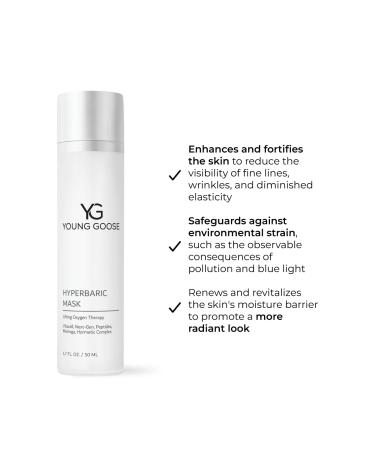 Young Goose Hyperbaric Mask | Skin Rejuvenation Hydration & Firmness | 50ml - Enhance Vibrancy - Buy Online on GoSupps.com