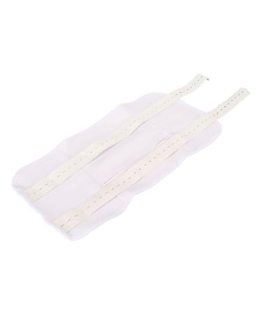 Castor Oil Compression Pack Reusable Castor Oil Wrap for Stress Relief Elastic Strap White