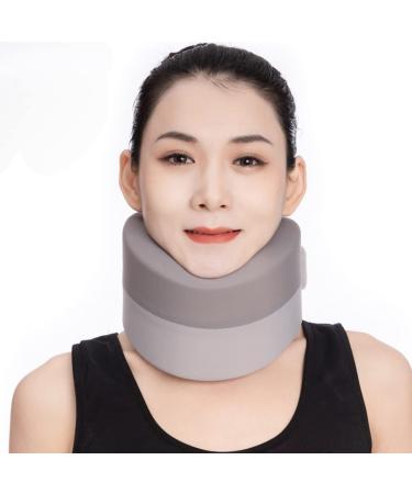 Esam Foam Neck Brace - Adjustable Medical Quality Support for Pain Relief - Soft Neck Collar for Sleeping (Size L) - Buy Online on GoSupps.com