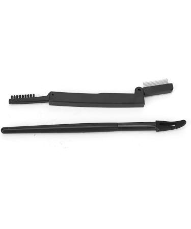 Verdant Touch Folding Eyelash Comb Silicone Eyeliner with Folding Eyelash Comb Black Ergonomic Handle Makeup Tool - Buy Online on GoSupps.com