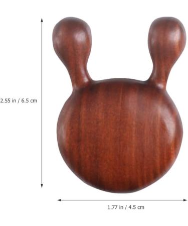Frcolor Face Gua Sha Tool - Wood Hair & Body Massage Kamm for Neck Head & Leg Relaxation | Shop Internationally - Buy Online on GoSupps.com