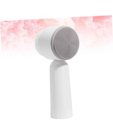 Soft Bristles Face Cleaning Cleansing Brush Handheld Brush Face Cleanser Silicone Facial Brush Face Pore Cleanser Face Cleaner Brush Deep Instrument Grey 5.5X12.5cm - Buy Online on GoSupps.com