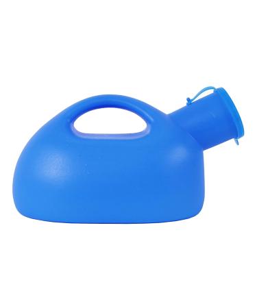 2000ML Urinals for Men- Plastic Material Easy-Grip Handle with Lid Reusable Easy Cleaning for Outdoor Activities Take Care of Patients Camping Car Travel Happy