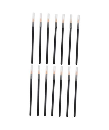 Baluue 200 Pcs Eye Makeup Tools Eyeliner Makeup Brush Small Eyeliner Brush Eyeliner Liquid Brush Orange