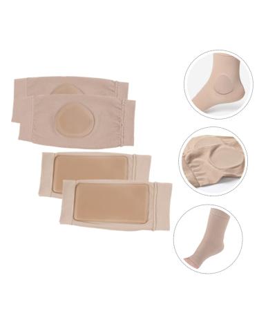 Buy NOLITOY 2 Pairs Skate Ankle Sleeves - Gel Jacket for Heel Support | International Shipping Available - Buy Online on GoSupps.com