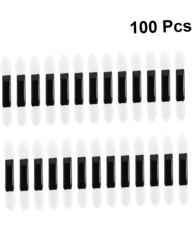 Mipcase 100pcs Sponges Makeup Eyeshadow Brush Eyeshadow Applicator Brush Miss Double Sided Cosmetic M White - Buy Online on GoSupps.com