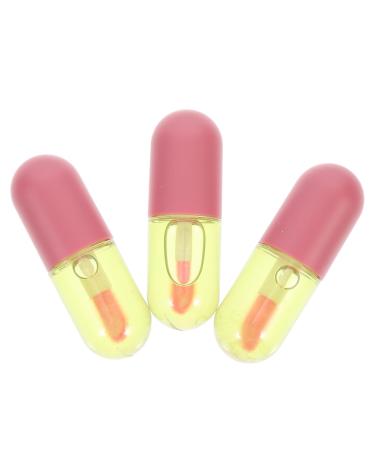 CALLARON 3Pcs Color-Changing Lip Oil Set Moisturizing Plumping Gloss for Women Shimmering Finish Nourishing Lip Care Oils