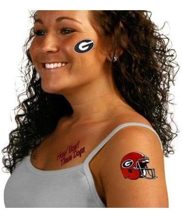 University of Georgia Black Tattoos | Official NCAA WinCraft Merchandise - Buy Online on GoSupps.com