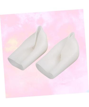 FRCOLOR Silicone Heel Guards - Height Increase Inserts & Cushions - Medium White Shoe Lifts - Buy Online on GoSupps.com