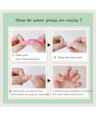 Sweetheart Handmade Nail Wearing Patch Cute Patch Detachable Nail Enhancement False nails (Size : M) - Buy Online on GoSupps.com