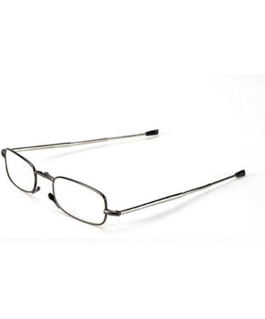 Buy Bodygo Mini Design Reading Glasses - Foldable & Compact 1.5x Gray Rectangular Glasses for Men & Women | Hartschale Case Included - International Shipping Available - Buy Online on GoSupps.com