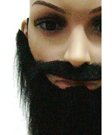 WREA Realistic Appearance Fake Beard for Halloween Cosplay and Theme Party Comfortable Fit Plush Fake Beards Mustaches - Buy Online on GoSupps.com