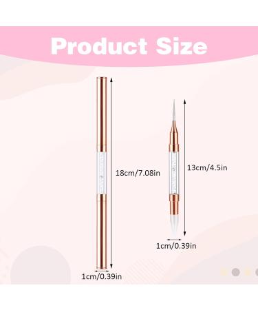 Prasacco 2 Pieces Nail Rhinestone Picker Wax Pencil for Rhinestones Rhinestone Picker Dotting Tool Nail Dotting Pen Dual End Rhinestone Applicator for Beads Stones Gems Crystals Studs Picker(White) - Buy Online on GoSupps.com