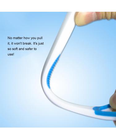 Ioiuskku Tongue Scraper - Soft Oral Hygiene Tool for Fresh Breath | Professional Cleaning Brush for Adults & Kids - Pink - Buy Online on GoSupps.com