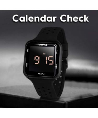 100m Water Resistant Scuba Diving Watch with Stopwatch, Alarm, Dual Time Display | 12/24 Hour Format - Buy Online on GoSupps.com