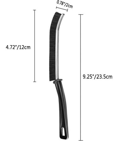 Bathroom Crevice Gaps Clean Brushes Easily Clean Bline Corner Dead Space Dirty Residue Bathroom Kitchen Tiles/Toilet Thin Brush Multifunction Kitchen Window Slots Brushe (4PCS Black) - Buy Online on GoSupps.com