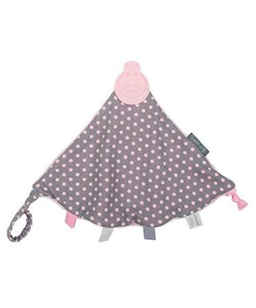 Cheeky Chompers The Comfortchew - Polka Dot Pink Polka Pink grey/pink