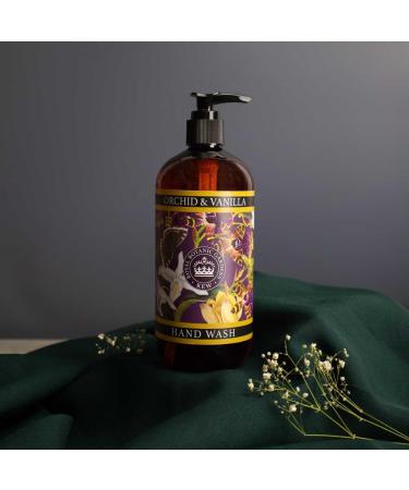 The English Soap Company Kew Gardens Hand and Body Wash Refreshing Botanical Wash with a Rich Lather Enriched with Soothing Aloe Vera and Vitamin E Orchid & Vanilla Scent 500ml - Buy Online on GoSupps.com