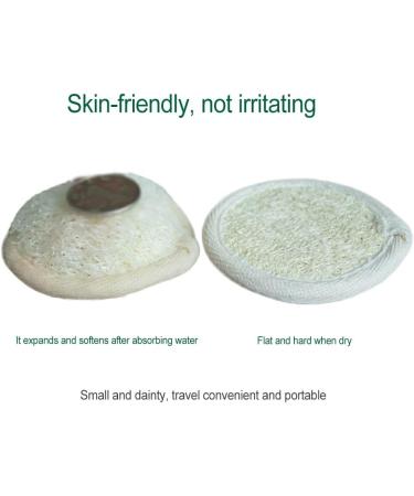 dijiusidy Face Cleaning Pad Personal Care Natural Makeup Cleanser Body Washer Facial Skin Scrubber Rub Exfoliating Loofah Sponge Pads - Buy Online on GoSupps.com