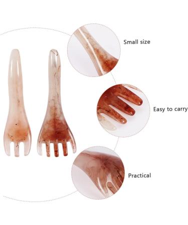 Buy Tovinanna 2-Piece Massage Brush Set | Gua Sha Head Massager & Scalp Comb for Ultimate Relaxation | International Shipping Available - Buy Online on GoSupps.com