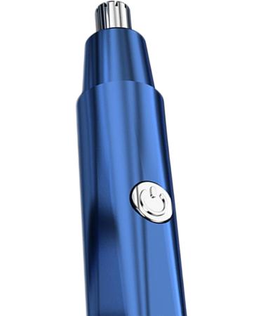 Nose Hair Trimmer - Washable & Smooth Cutting Eyebrow & Facial Hair Trimmer for Men & Women - Blue - International Shipping - Buy Online on GoSupps.com
