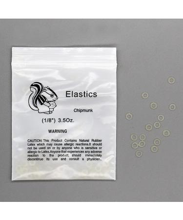 Superdental Orthodontic Elastic O-Rings 3.5oz Heavy Rubber Bands for Braces - 10 Bags (1/8) - Chipmunk - Buy Online on GoSupps.com