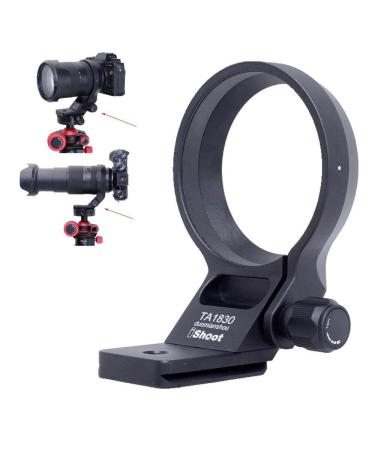 iShoot Metal Lens Collar Tripod Mount Ring Compatible with Tamron 18-300mm f/3.5-6.3 Di III-A VC VXD B061 X/E Mount, Lens Support Holder Bracket Bottom is Arca-Swiss Fit Quick Release Plate Dovetail