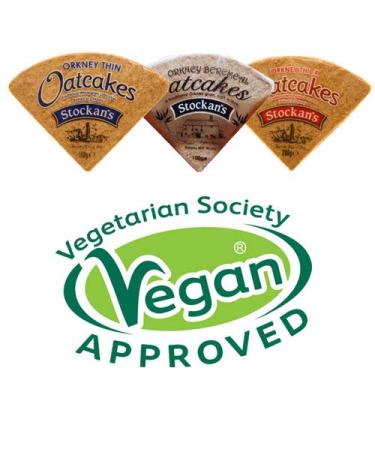 Stockans Oatcakes Gifting Tin - 2 x 3.5 oz Thin Oatcake Packs - 7 oz Tin - Buy Online on GoSupps.com