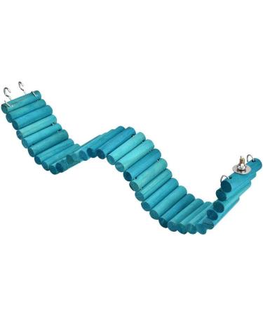 Hamster Ladder Colourful Wooden Suspension Bridge Pet Hanging Ladder Steps Stairs Climbing Swing Flexible Climbing Ladder for Mice Gerbils Chinchillas Parrots - Buy Online on GoSupps.com