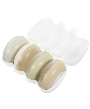 COHEALI 1 Set Travel Bottle Travel Size Makeup Sub Bottling Travel Essentials Toiletries Airless Pump Jar Travel Soap Bottle Travel Containers for Toiletries Lotion Pp Storage Bottle White