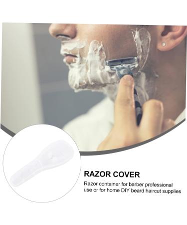 Buy Angoily 8-Piece Men's Razor Case - Durable Transparent Hard Case for Travel | Safe & Stylish Razor Container - Buy Online on GoSupps.com