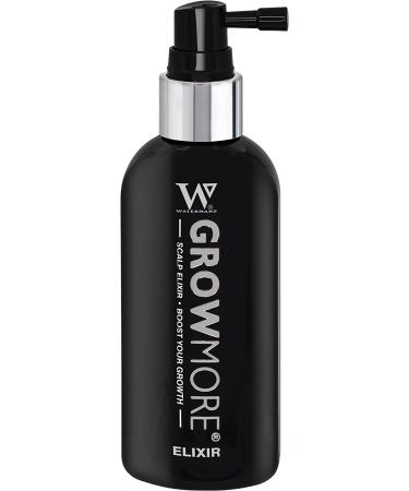 Best Hair Growth Serum by Watermans. Grow More Elixir 100ml Made in UK - Hair Growth & Hair Thickening leave in scalp Serum