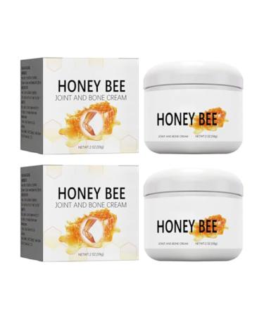 Kwiphiny Fivfivgo Bee Venom Pain Cream with Australian Honey Bee Venom Bee Venom Pain and Bone Healing Cream Bee Venom Cream for Arthritis Pain New Zealand Bee Venom Gel Provides for Back Neck Hands 2PCS