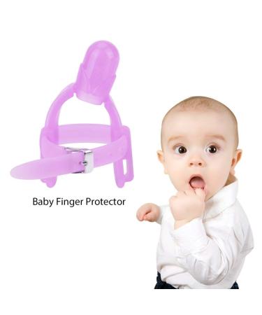 Thumb Sucking Stop Children's Finger Protector Teether & Pacifier for Babies 1-5 Years (Purple) | International Shipping - Buy Online on GoSupps.com